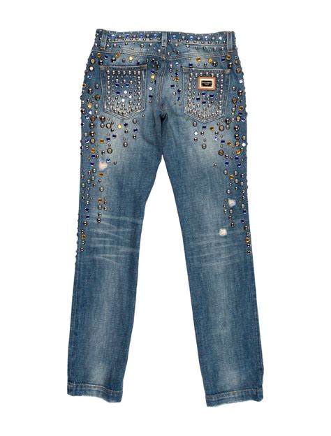 jeans dolce gabbana homme soldes|dolce and gabbana embellished jeans.